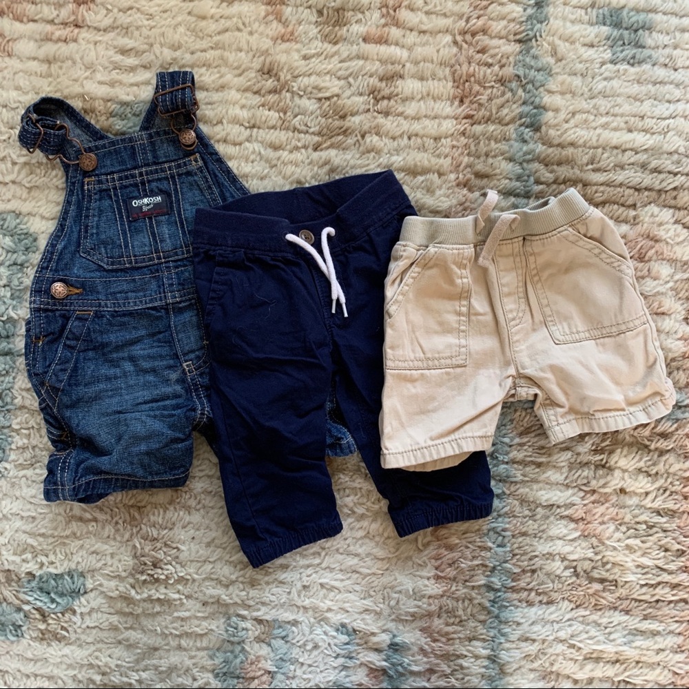 Baby Boys Shorts/Pants Bundle - Size 6 months